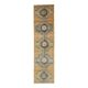 Vintage Turkish Oushak Handmade Wool Runner 89x344