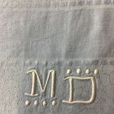 Vintage Damask Monogram Tablecloth & Napkins