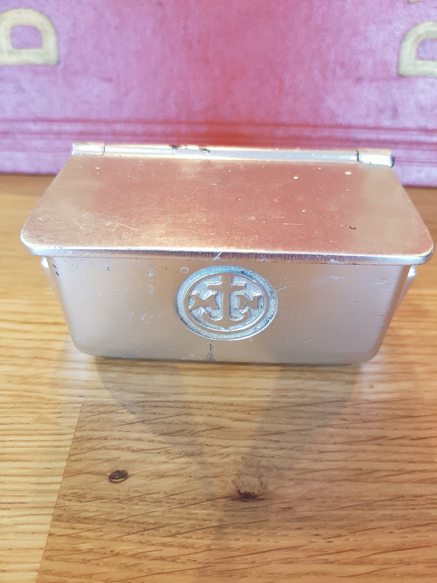 Ashtray old wall Navy
