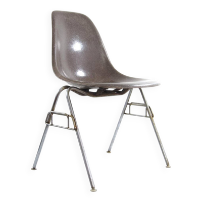 Chaise Eames DSS grise 1954 production vintage Herman Miller