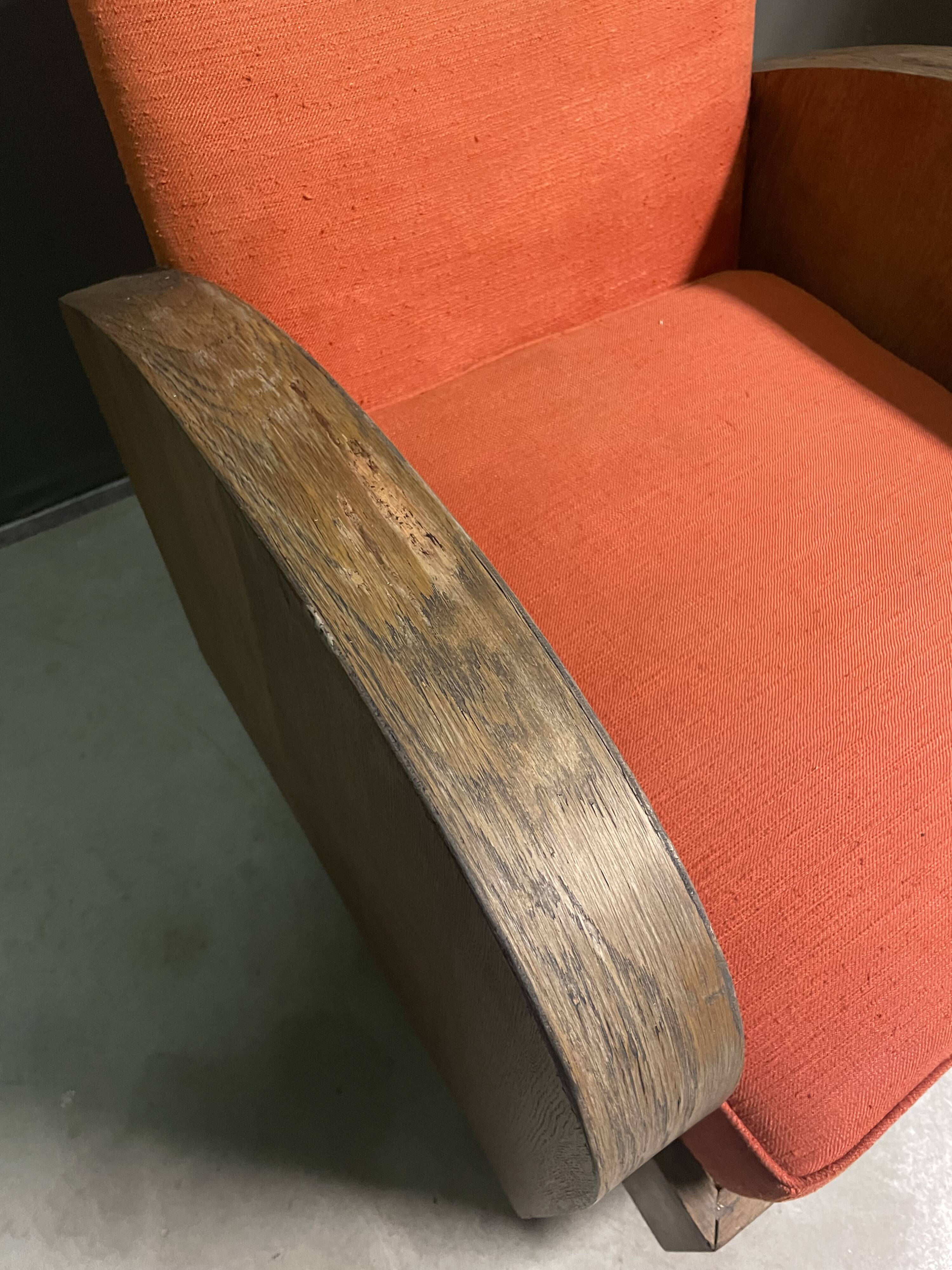 1920's art deco lounge chair