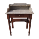 Table de toilette ancienne avec plateau marbre
