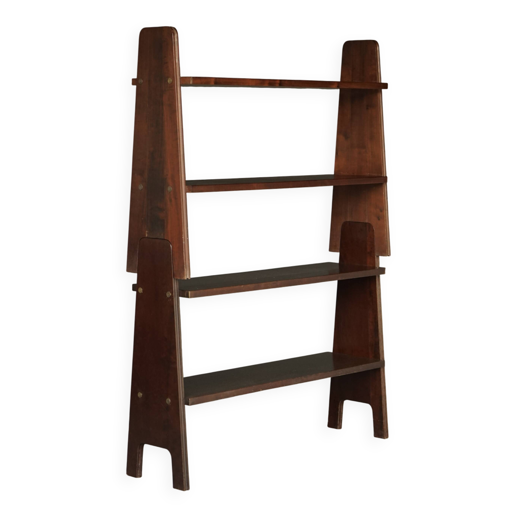Mid-Century Freestanding Stackable Book Shelves, 1950s