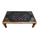 Large chessboard coffee table in mahogany, Jansen style – 2nd half of the 20th century.