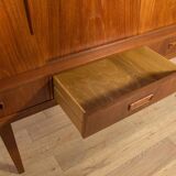 Buffet haut en teck de style moderne du milieu du siècle, fabriqué par Farso Mobelfabrik, Danemark.