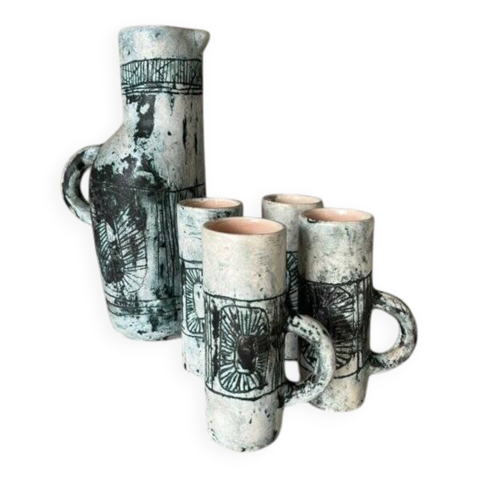 Jacques Blin orangeade set (5 pieces)