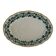 Antique oval ceramic plate by Richard, decorations, Italy, 19th century.