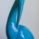 Chinese turquoise glazed crane figurine, 1950s