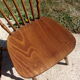 Lot de 2 chaises bauman 1960 style western bistrot