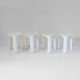 Italian Space Age Plastic Stools by Olaf von Bohr for Gedy, set of four