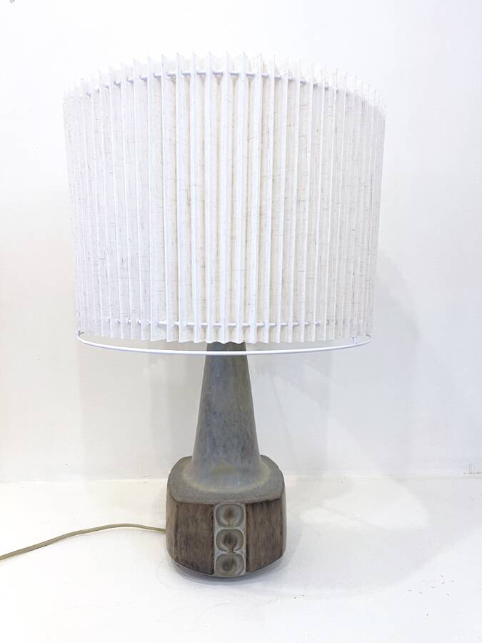 Scandinavian ceramic lamp – Knudsen & Bornholm, 1970s