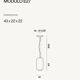 Foscarini Chouchin 1, 2 & 3 glass pendant lamps