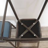 Lot of 4 industrial stools