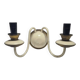 2-armed wall lamp from Elmet Zabrze, Poland, 1970s
