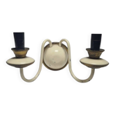 2-armed wall lamp from Elmet Zabrze, Poland, 1970s