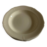 Set of 6 Gien ivory soup plates with gadroons 1938 - 1955