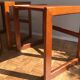 Ensemble de 3 tables gigognes en teck