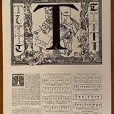 Reserved Nathalie - Lot of 2 lithographs of 20th century letters