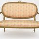 Gilded wooden living room in Louis XVI style