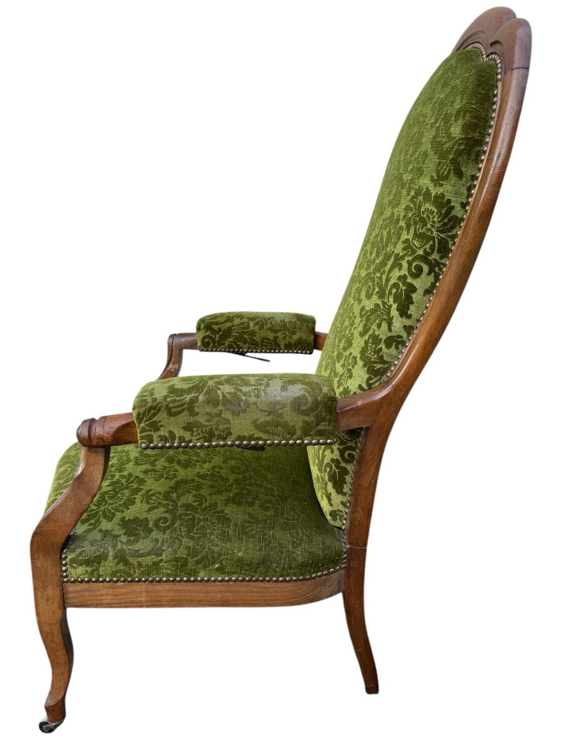 19's voltaire rack and pinion armchair