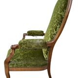 19's voltaire rack and pinion armchair