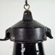 Industrial Black Enamel Bauhaus Pendant Lamp, 1930s
