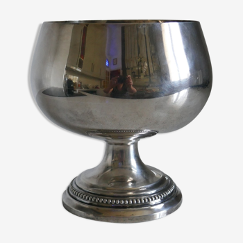 Silver metal foot cup