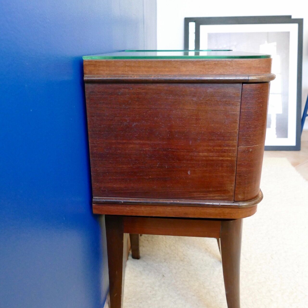 Pair of art deco bedside tables