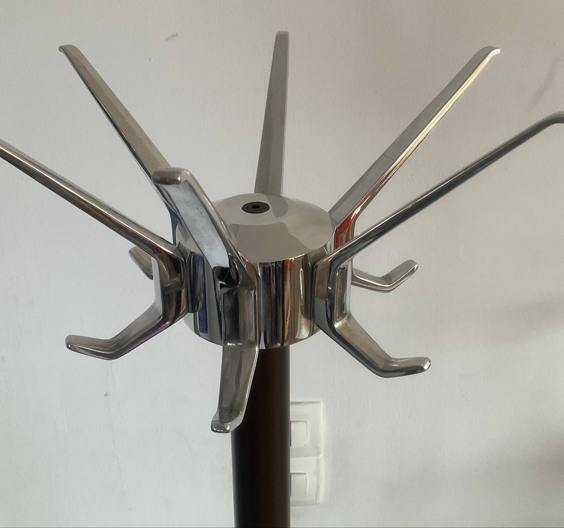 Vintage 1970s freestanding coat rack
