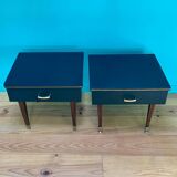 Pair of vintage Scandinavian bedside tables