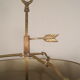 Lampe bouillotte aux aigles XIX ème style Empire en bronze à 3 bras de lumière