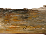 Oil on canvas Venice signed Cristaux 1956