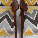 Vintage ethnic chic armchair modern design