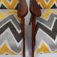 Vintage ethnic chic armchair modern design