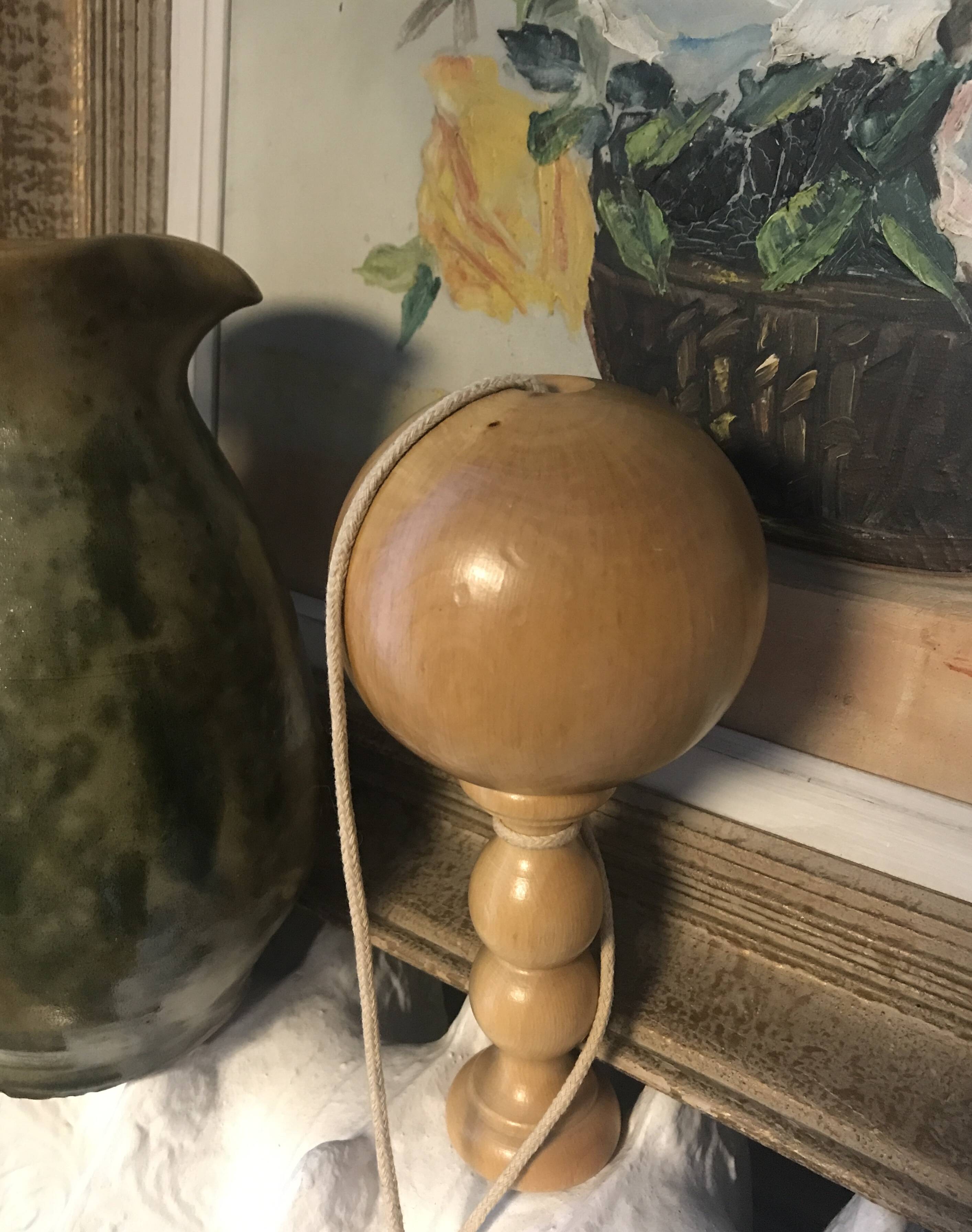 Wooden cup and ball
