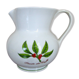 Pitcher Veracruz porcelain coffee plant