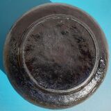 Salad bowl Sierra glass ruby granite frosted Arcoroc 1970