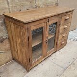 Ancien vaisselier en teck birman