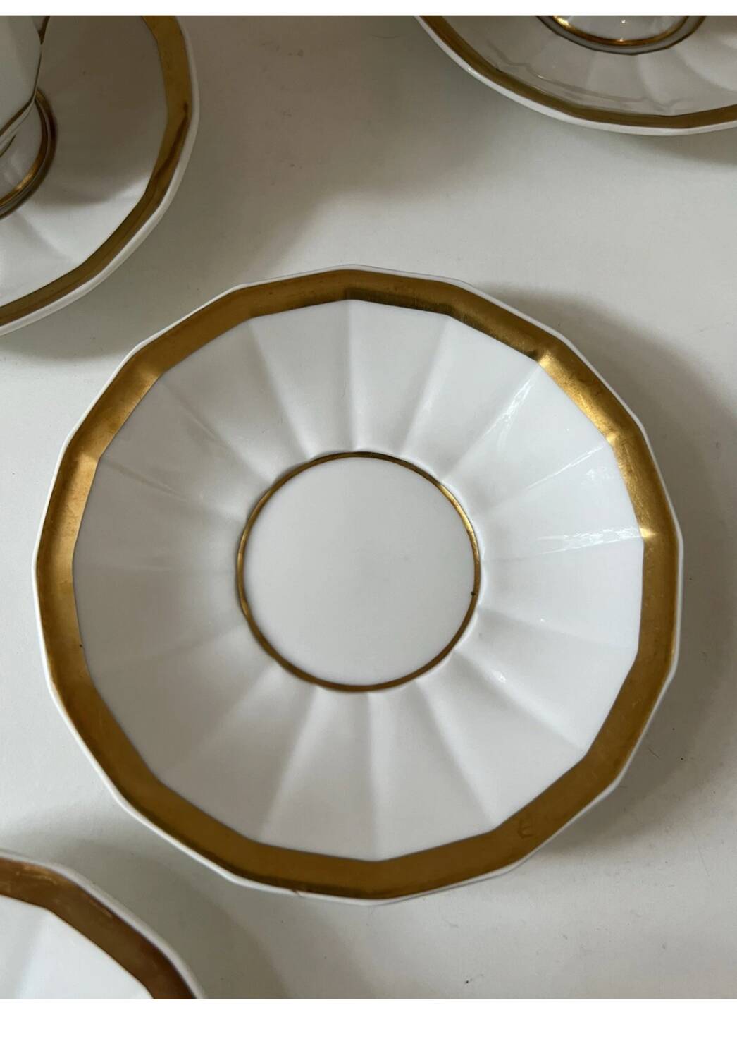 Service à café en porcelaine de Limoges Baynaud & cie