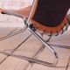 German Bauhaus Armchair in Leather by Lusch and Co West, 1970s