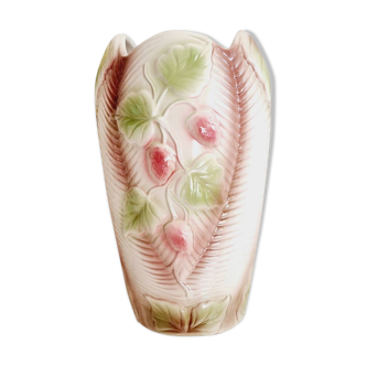 Strawberry slip vase