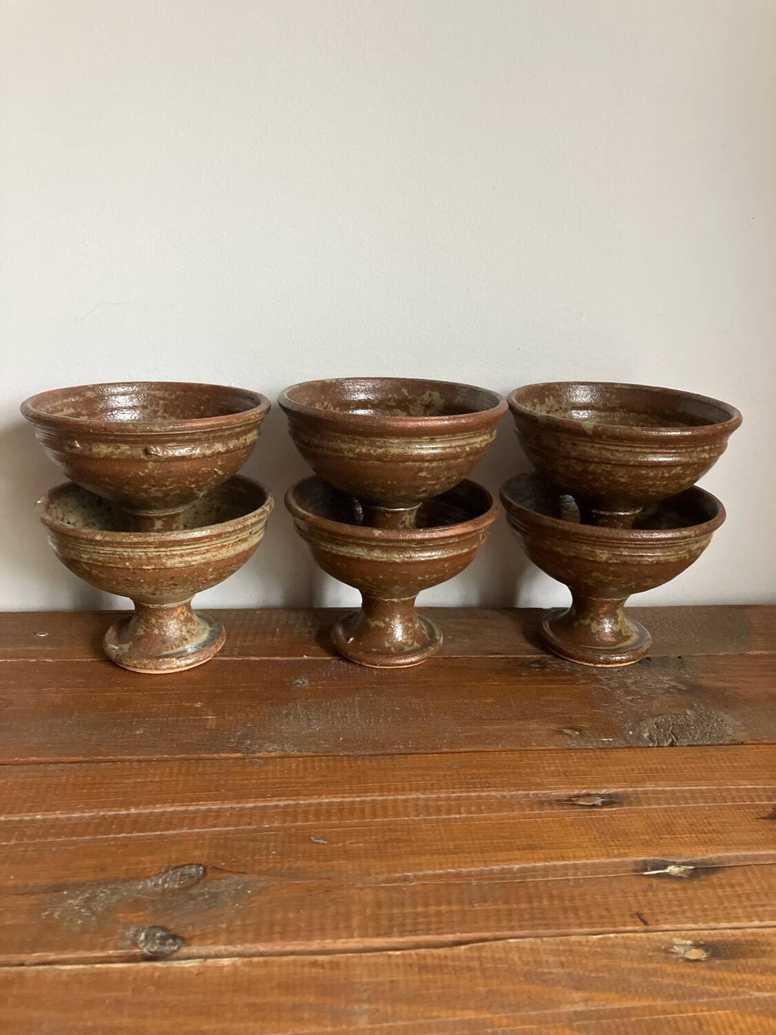 6 stoneware bowls