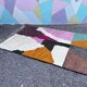 Handmade traditional Moroccan wool rug size 150 x 250 cm.