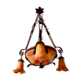 Chandelier glass paste art deco