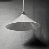 Truncated opaline pendant light from the 1920s