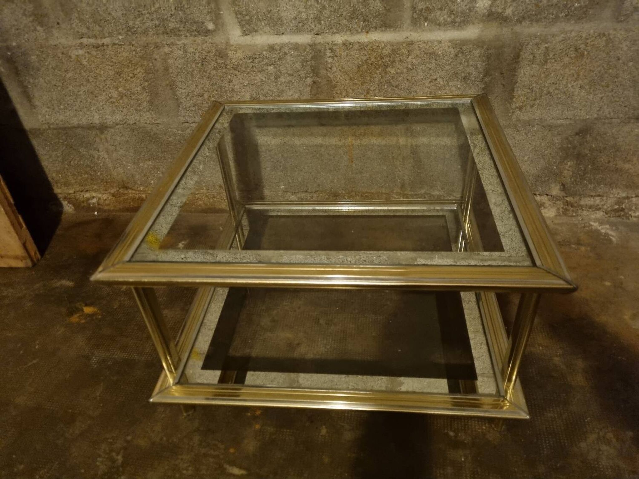 Table de salon style Jansen de 1980
