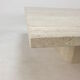 Italian travertine coffee table, 1980s