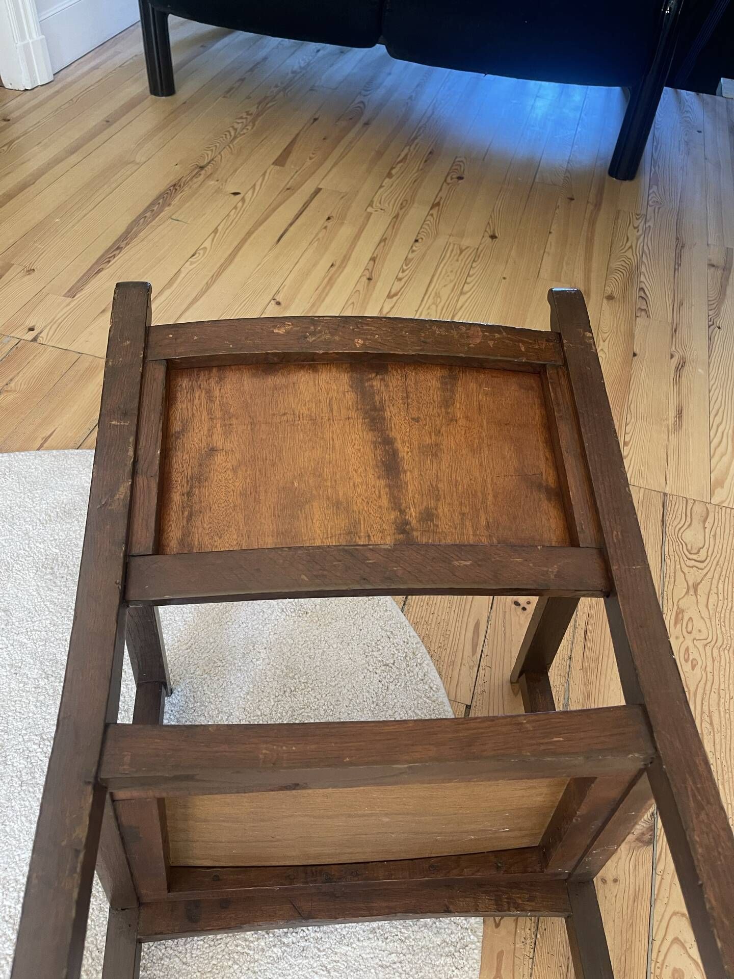 Art Deco wooden armchairs
