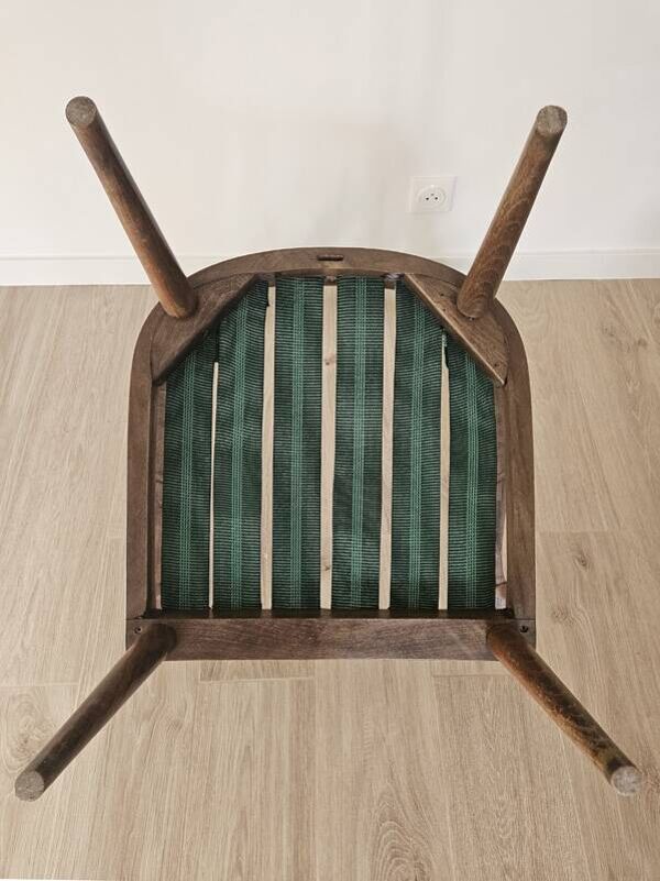 Fauteuil Baumann modèle éventail vintage