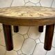 Round herbarium coffee table - Roger Capron